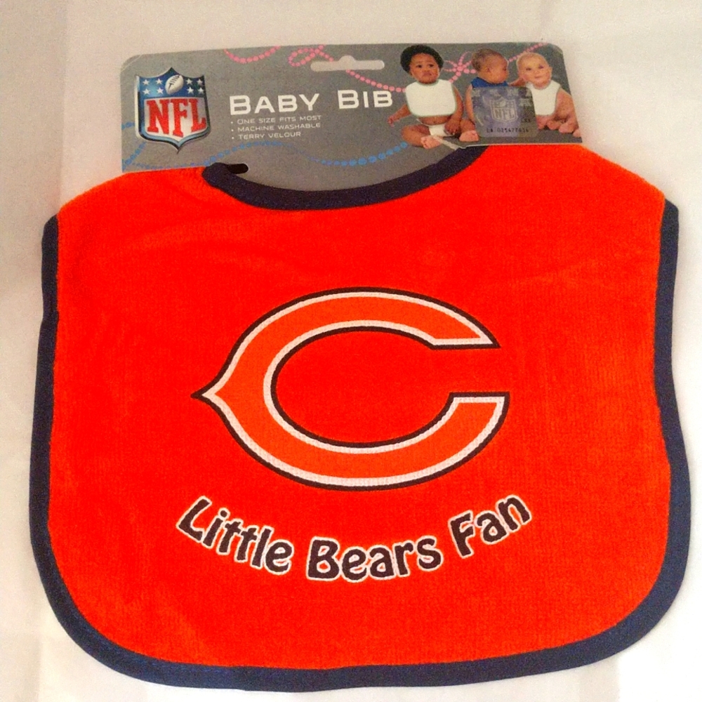 NFL Chicago Bears Football Team Baby Bib NWT